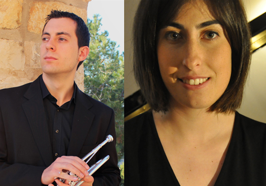 Rubén Zapater Maestre, trompeta. Mireia Luna Soler, piano. Conciertos de Primavera. 14/05/2019. C. M. Rector Peset. 19.30h